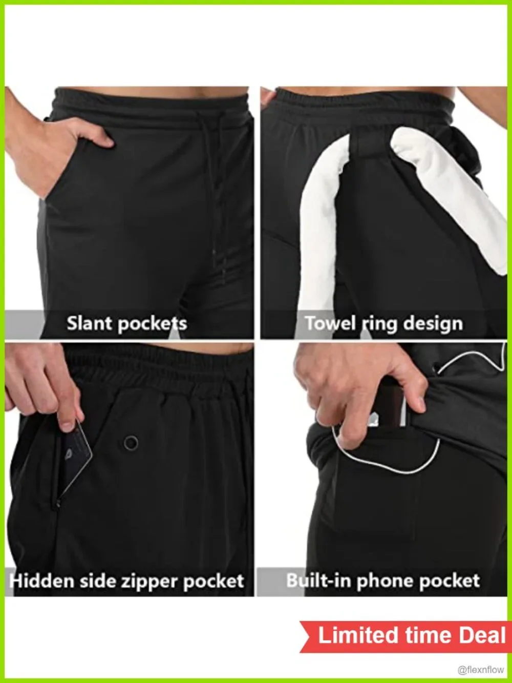 Men's 2-in-1 Athletic Shorts 7